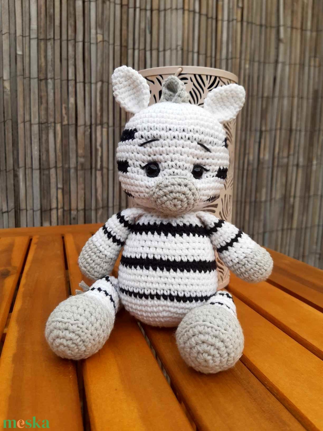 Amigurumi zebra - játék & sport - plüssállat & játékfigura - más figura - Meska.hu Amigurumi zebra - játék & sport - plüssállat & játékfigura - más figura - Meska.hu