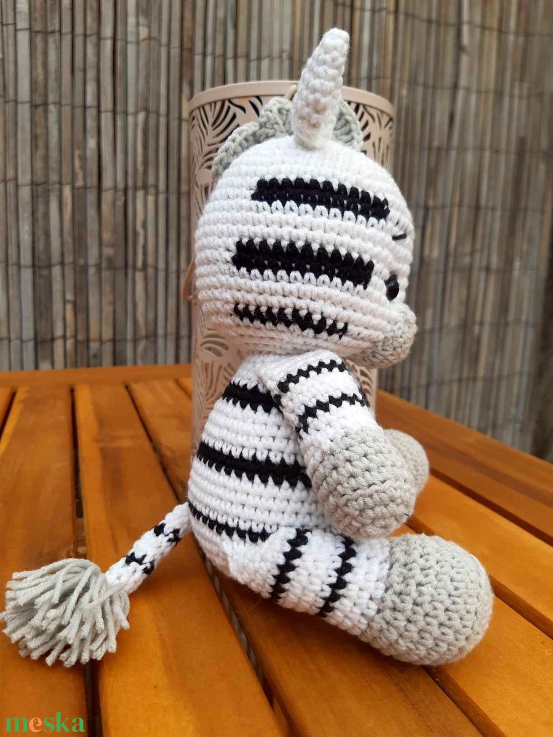Amigurumi zebra - játék & sport - plüssállat & játékfigura - más figura - Meska.hu Amigurumi zebra - játék & sport - plüssállat & játékfigura - más figura - Meska.hu