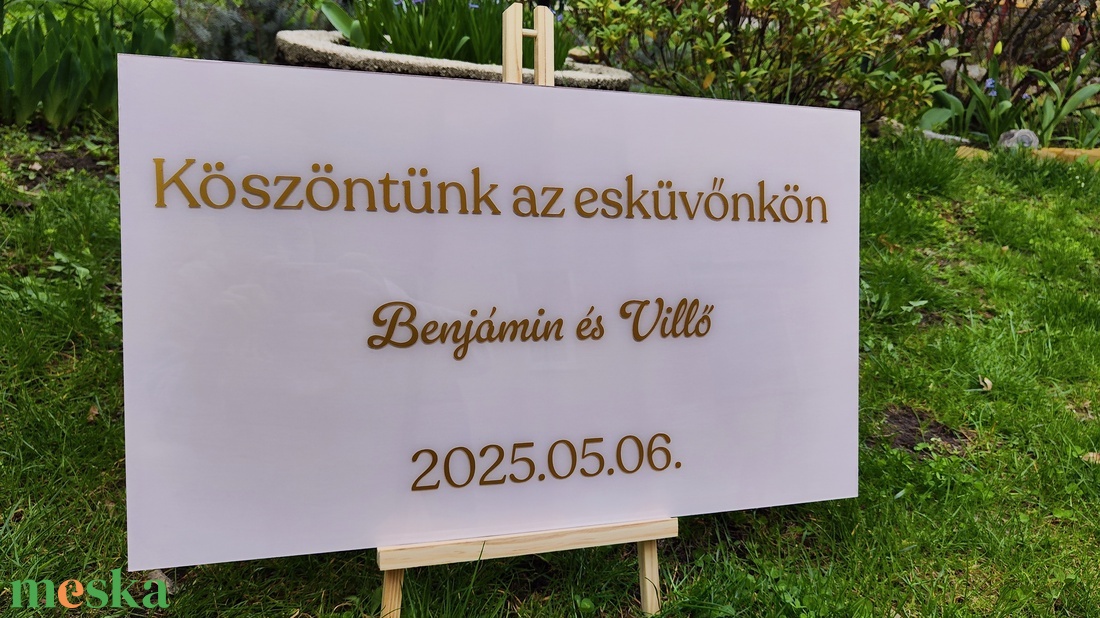 Elegáns Akril Esküvői Köszöntő Tábla - esküvő - dekoráció - tábla & jelzés - Meska.hu Elegáns Akril Esküvői Köszöntő Tábla - esküvő - dekoráció - tábla & jelzés - Meska.hu
