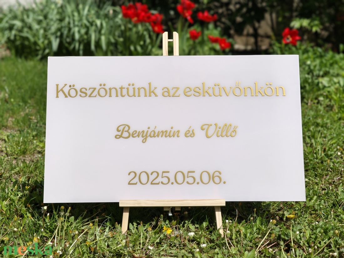Elegáns Akril Esküvői Köszöntő Tábla - esküvő - dekoráció - tábla & jelzés - Meska.hu Elegáns Akril Esküvői Köszöntő Tábla - esküvő - dekoráció - tábla & jelzés - Meska.hu