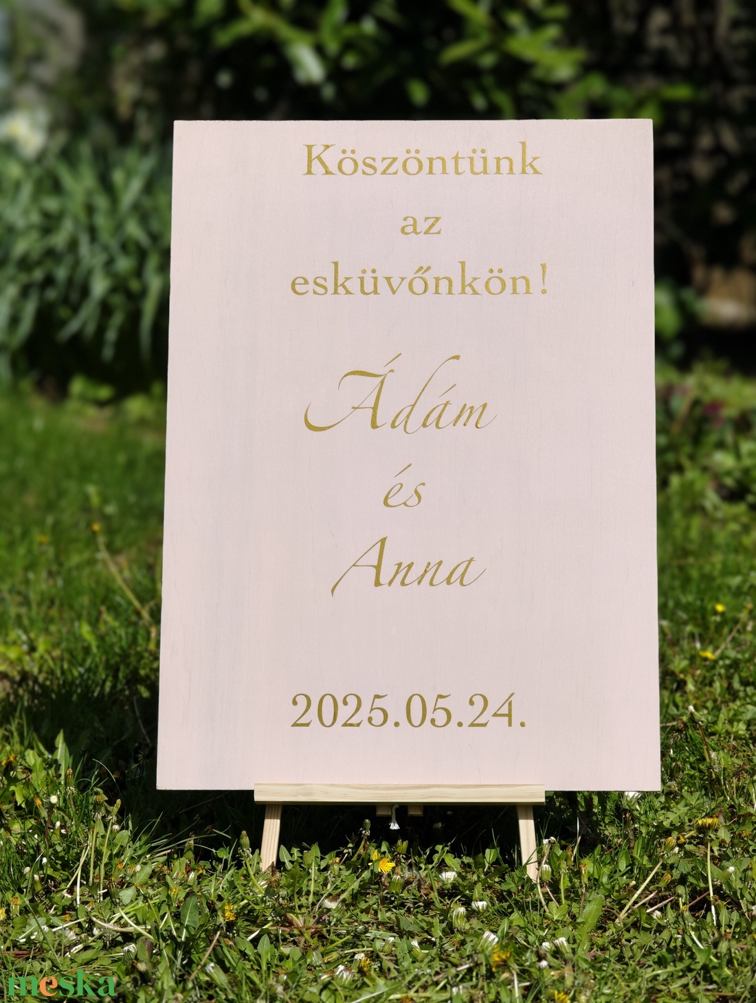 Esküvői köszöntő tábla egyedi, kézműves dekoráció - esküvő - dekoráció - tábla & jelzés - Meska.hu Esküvői köszöntő tábla egyedi, kézműves dekoráció - esküvő - dekoráció - tábla & jelzés - Meska.hu