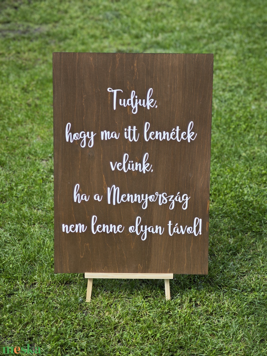 Emléktábla esküvőre Tudjuk, hogy itt lennétek... - esküvő - dekoráció - tábla & jelzés - Meska.hu Emléktábla esküvőre Tudjuk, hogy itt lennétek... - esküvő - dekoráció - tábla & jelzés - Meska.hu