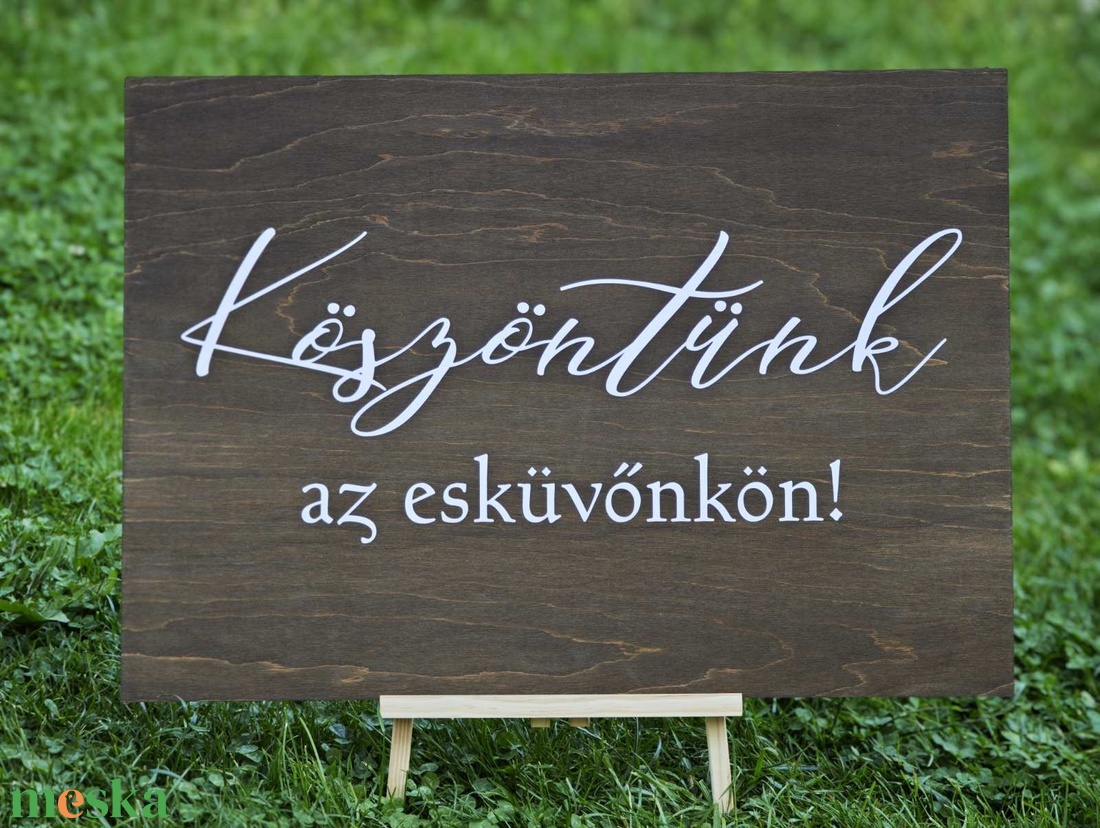 Esküvői köszöntőtábla - esküvő - dekoráció - tábla & jelzés - Meska.hu Esküvői köszöntőtábla - esküvő - dekoráció - tábla & jelzés - Meska.hu