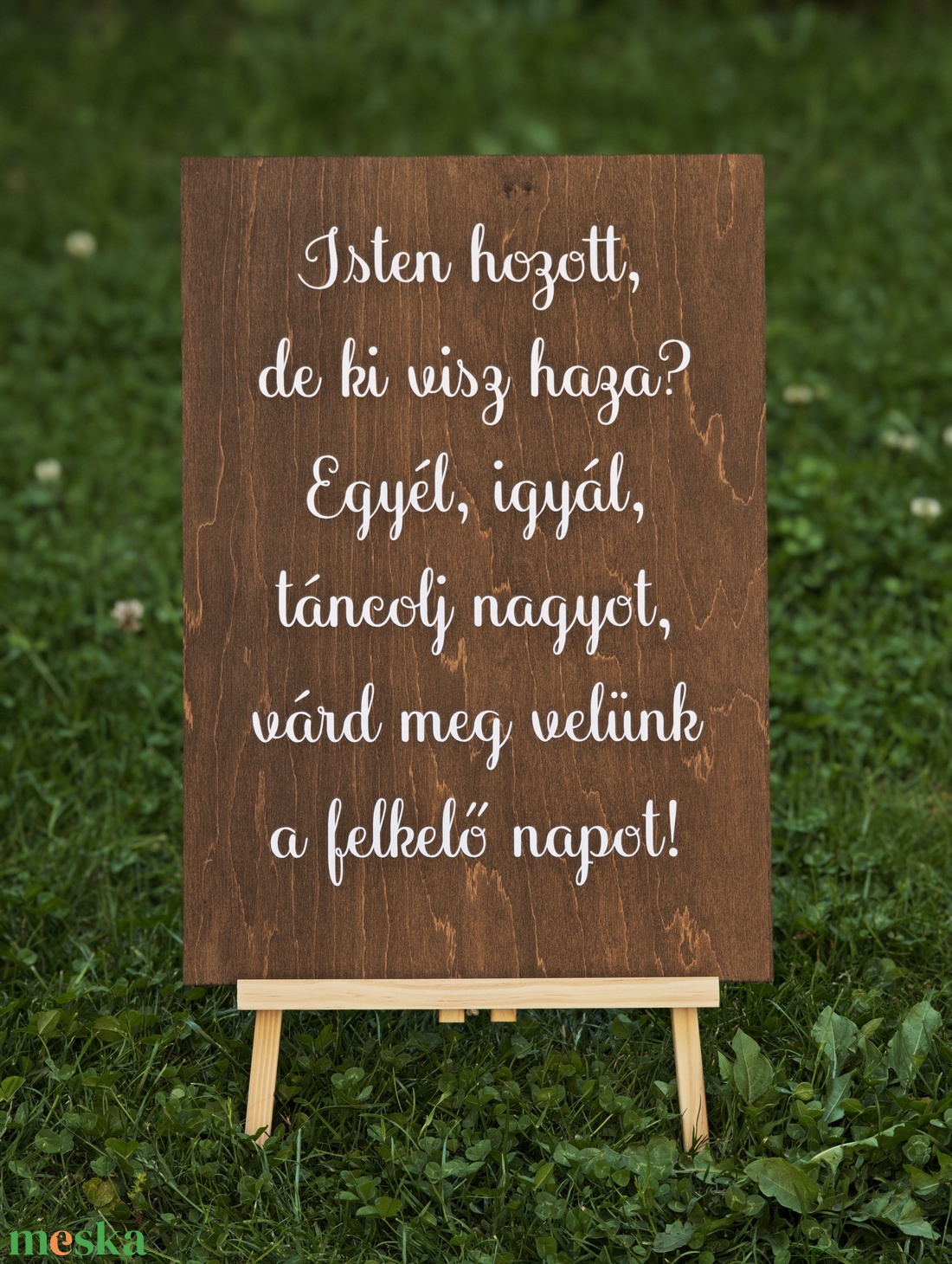 Esküvői tábla - Isten hozott - esküvő - dekoráció - tábla & jelzés - Meska.hu