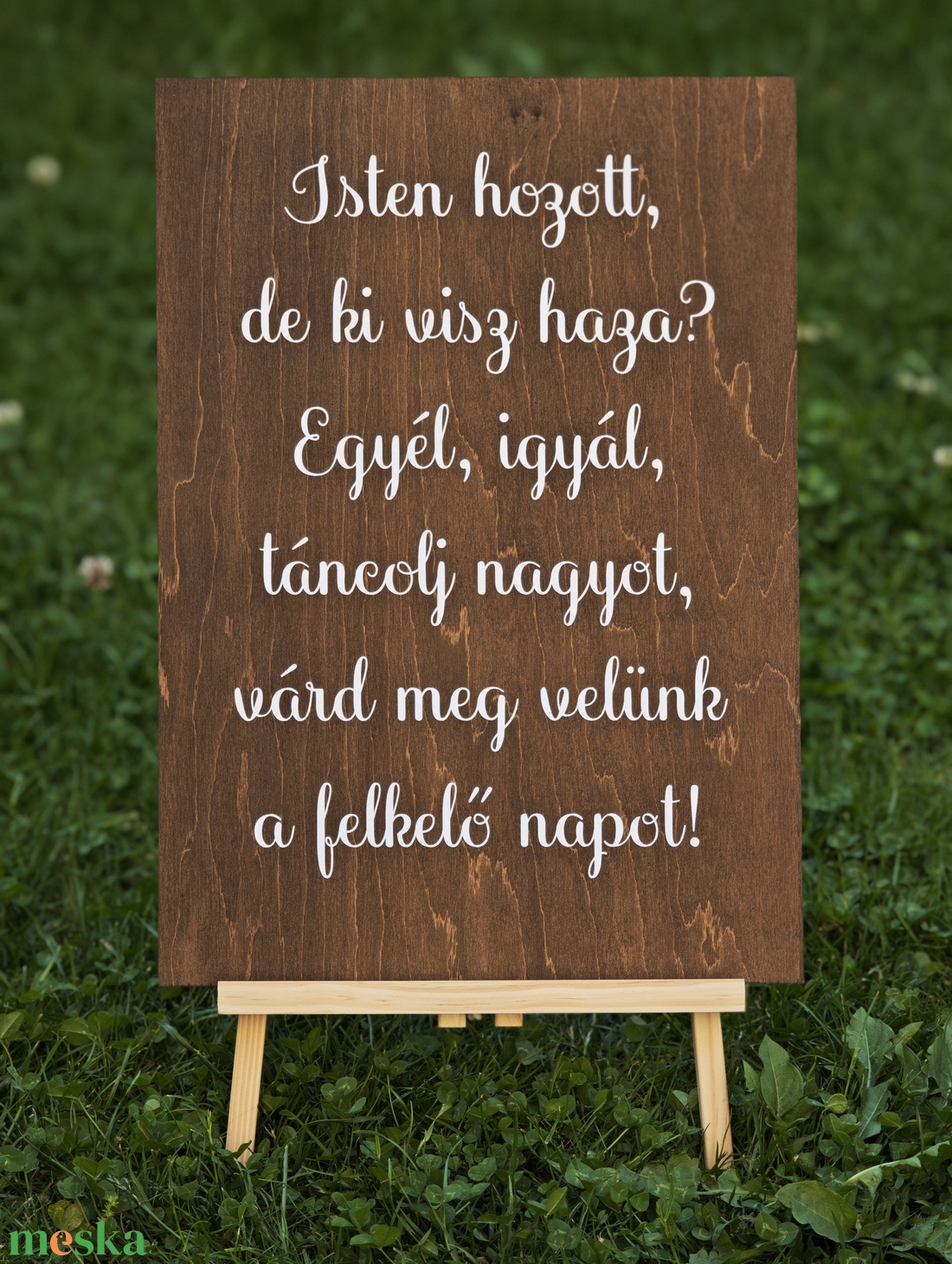 Esküvői tábla - Isten hozott - esküvő - dekoráció - tábla & jelzés - Meska.hu