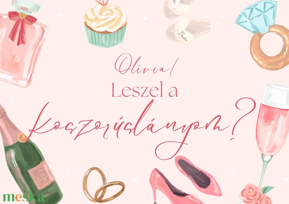 Koszorúslány felkérő - esküvő - meghívó & kártya - koszorúslány felkérő - Meska.hu Koszorúslány felkérő - esküvő - meghívó & kártya - koszorúslány felkérő - Meska.hu