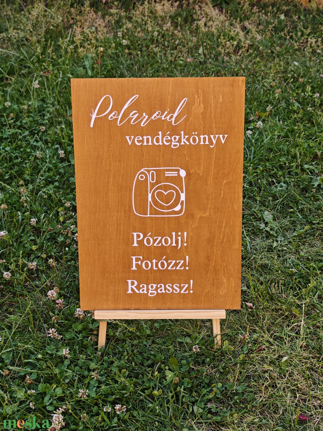 Polaroid vendégkönyv tábla - esküvő - dekoráció - tábla & jelzés - Meska.hu Polaroid vendégkönyv tábla - esküvő - dekoráció - tábla & jelzés - Meska.hu
