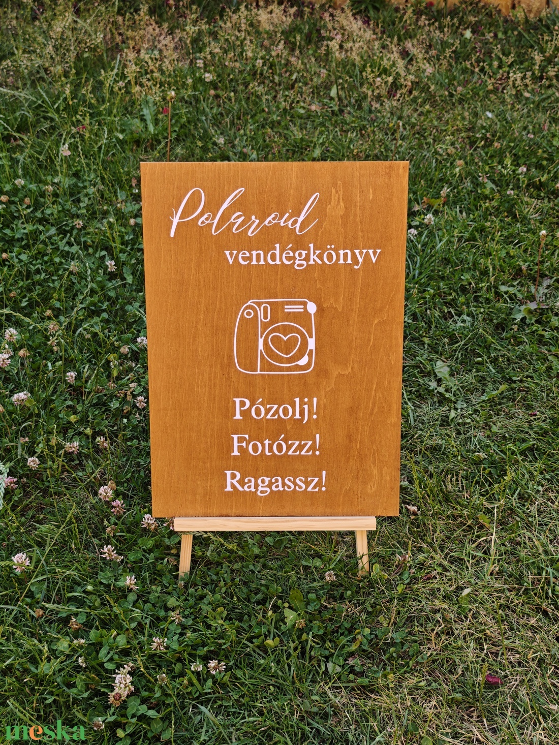 Polaroid vendégkönyv tábla - esküvő - dekoráció - tábla & jelzés - Meska.hu Polaroid vendégkönyv tábla - esküvő - dekoráció - tábla & jelzés - Meska.hu
