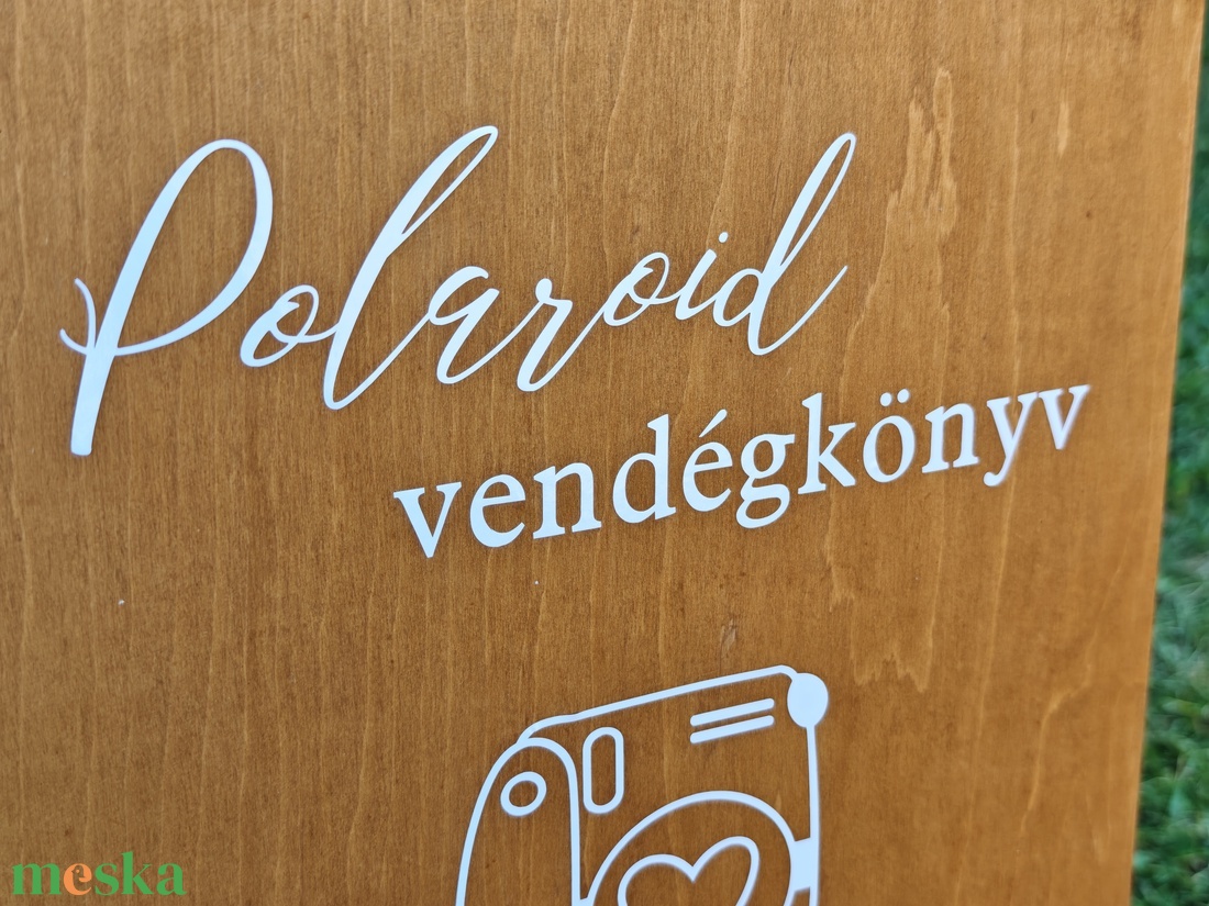 Polaroid vendégkönyv tábla - esküvő - dekoráció - tábla & jelzés - Meska.hu Polaroid vendégkönyv tábla - esküvő - dekoráció - tábla & jelzés - Meska.hu