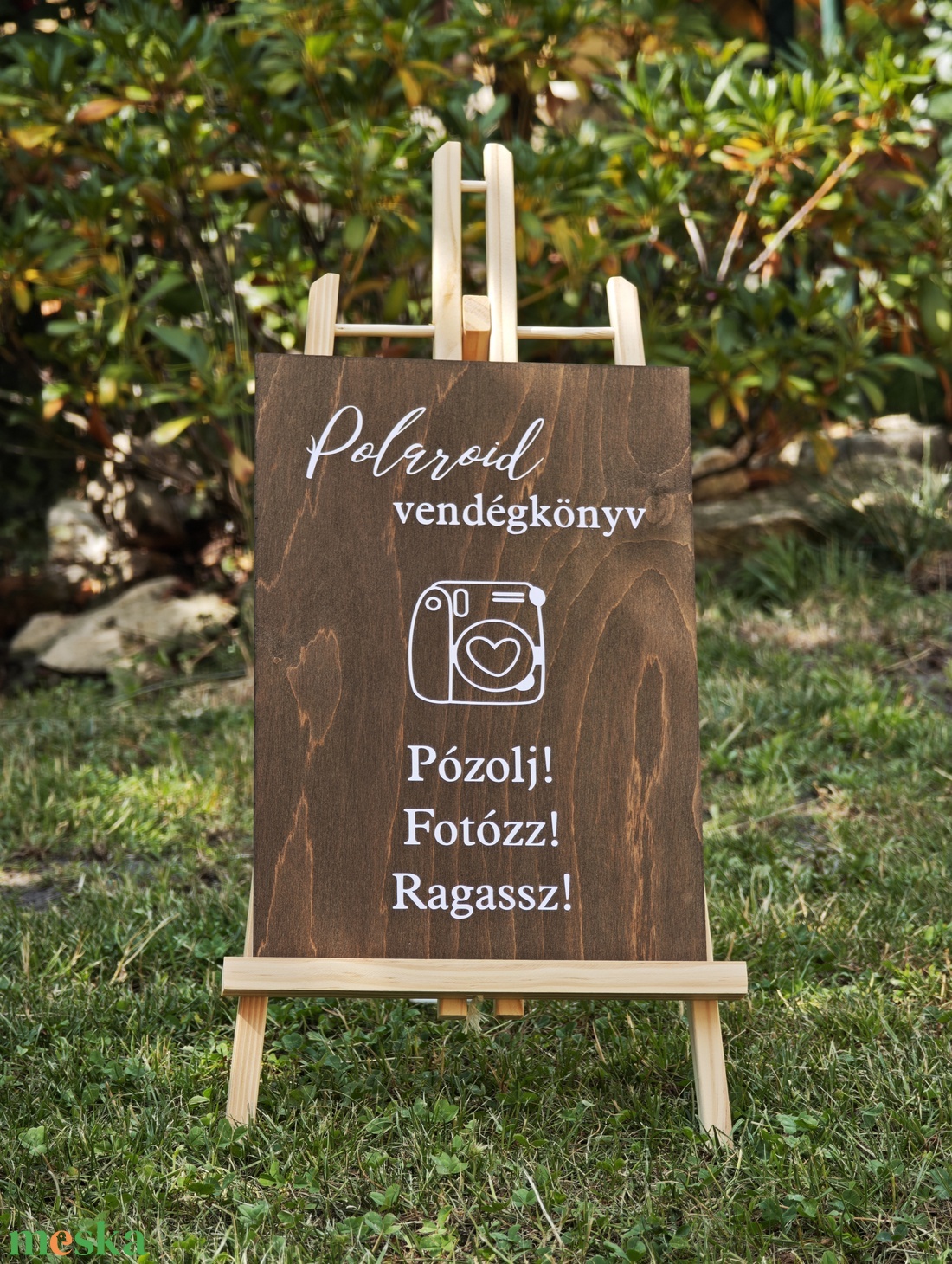 Polaroid vendégkönyv tábla - esküvő - dekoráció - tábla & jelzés - Meska.hu Polaroid vendégkönyv tábla - esküvő - dekoráció - tábla & jelzés - Meska.hu