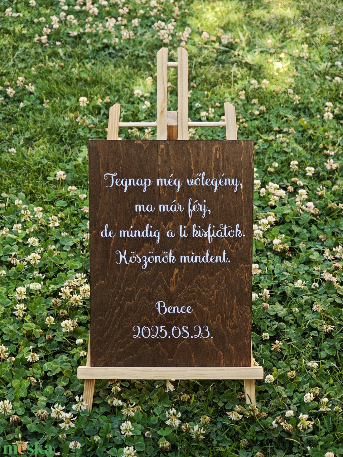 Esküvői tábla Tegnap még vőlegény, ma már férj de mindig a ti kisfiatok. - esküvő - dekoráció - tábla & jelzés - Meska.hu Esküvői tábla Tegnap még vőlegény, ma már férj de mindig a ti kisfiatok. - esküvő - dekoráció - tábla & jelzés - Meska.hu