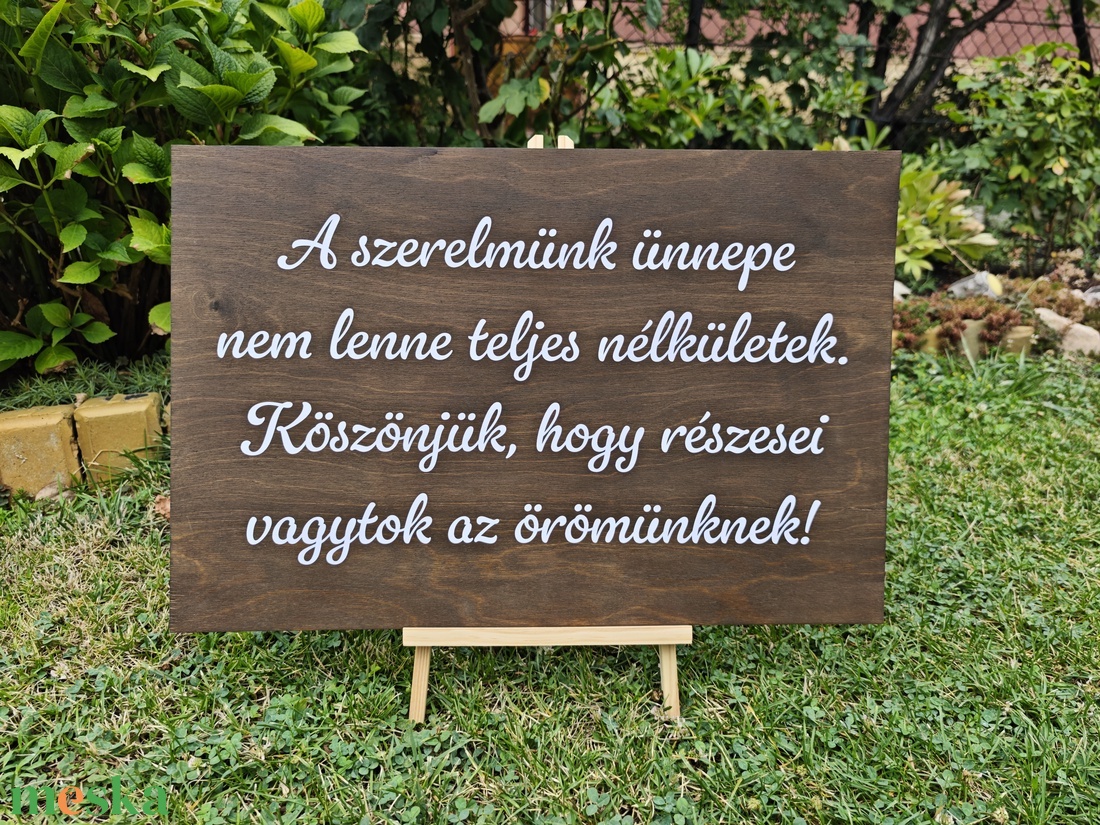 Esküvői tábla - esküvő - dekoráció - tábla & jelzés - Meska.hu Esküvői tábla - esküvő - dekoráció - tábla & jelzés - Meska.hu