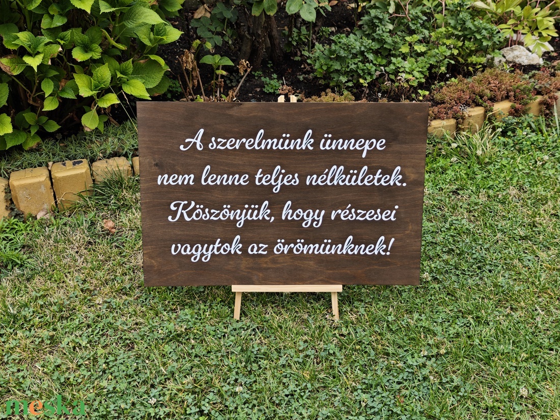 Esküvői tábla - esküvő - dekoráció - tábla & jelzés - Meska.hu Esküvői tábla - esküvő - dekoráció - tábla & jelzés - Meska.hu