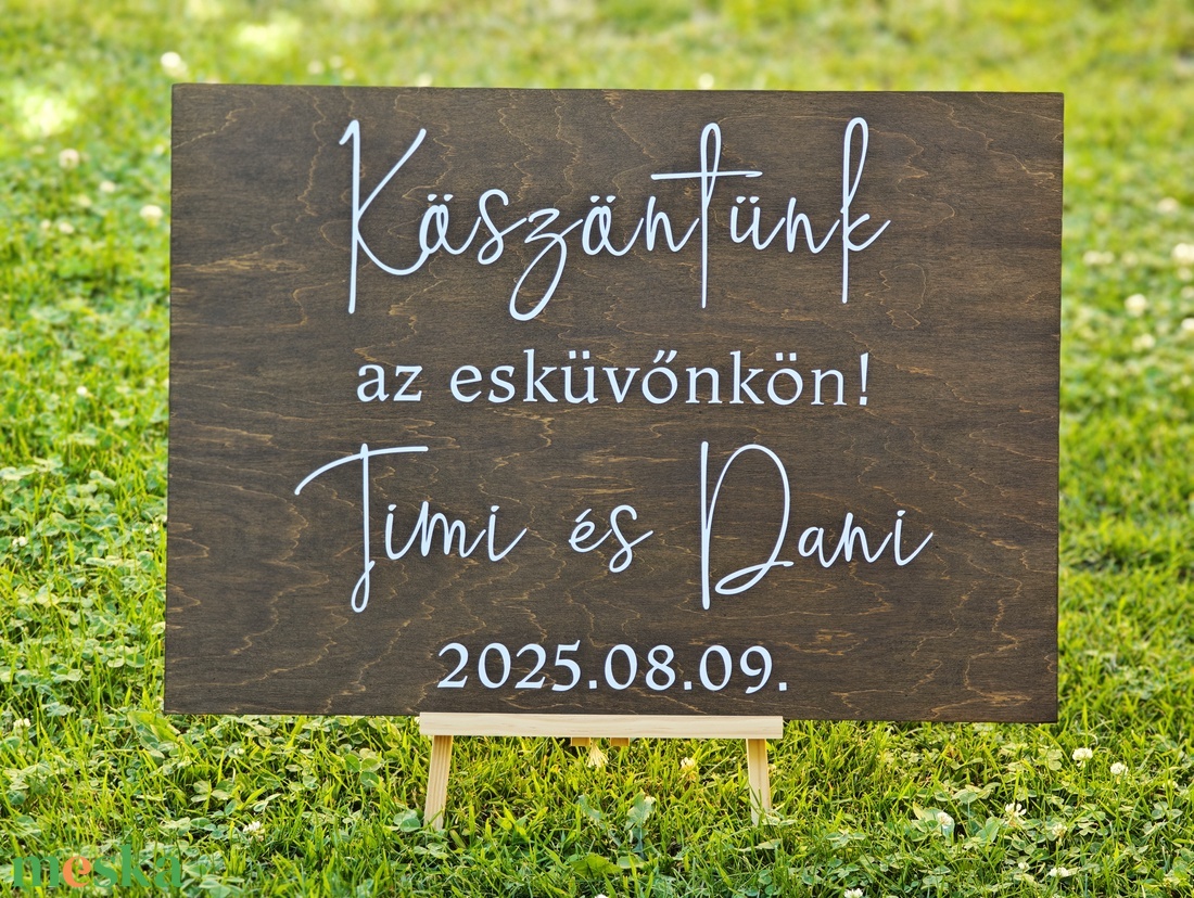 Esküvői üdvözlő tábla Köszöntünk az esküvőnkön - esküvő - dekoráció - tábla & jelzés - Meska.hu Esküvői üdvözlő tábla Köszöntünk az esküvőnkön - esküvő - dekoráció - tábla & jelzés - Meska.hu
