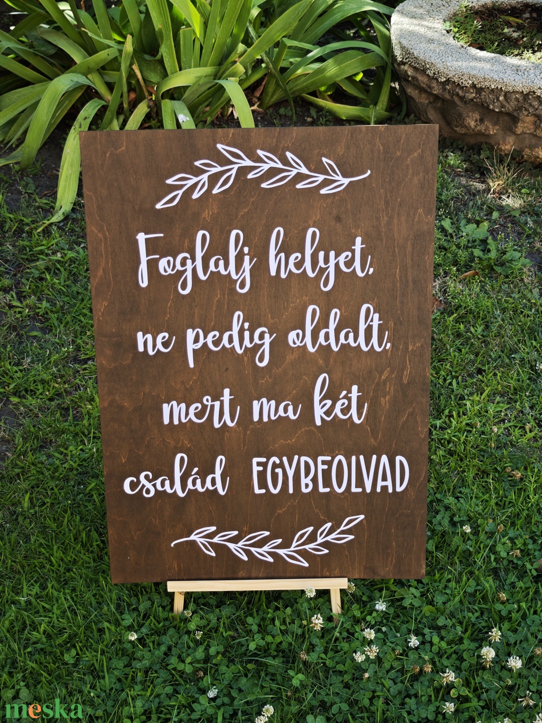 Esküvői tábla Foglalj helyet, ne pedig oldalt, mert ma két család egybeolvad - esküvő - dekoráció - tábla & jelzés - Meska.hu Esküvői tábla Foglalj helyet, ne pedig oldalt, mert ma két család egybeolvad - esküvő - dekoráció - tábla & jelzés - Meska.hu
