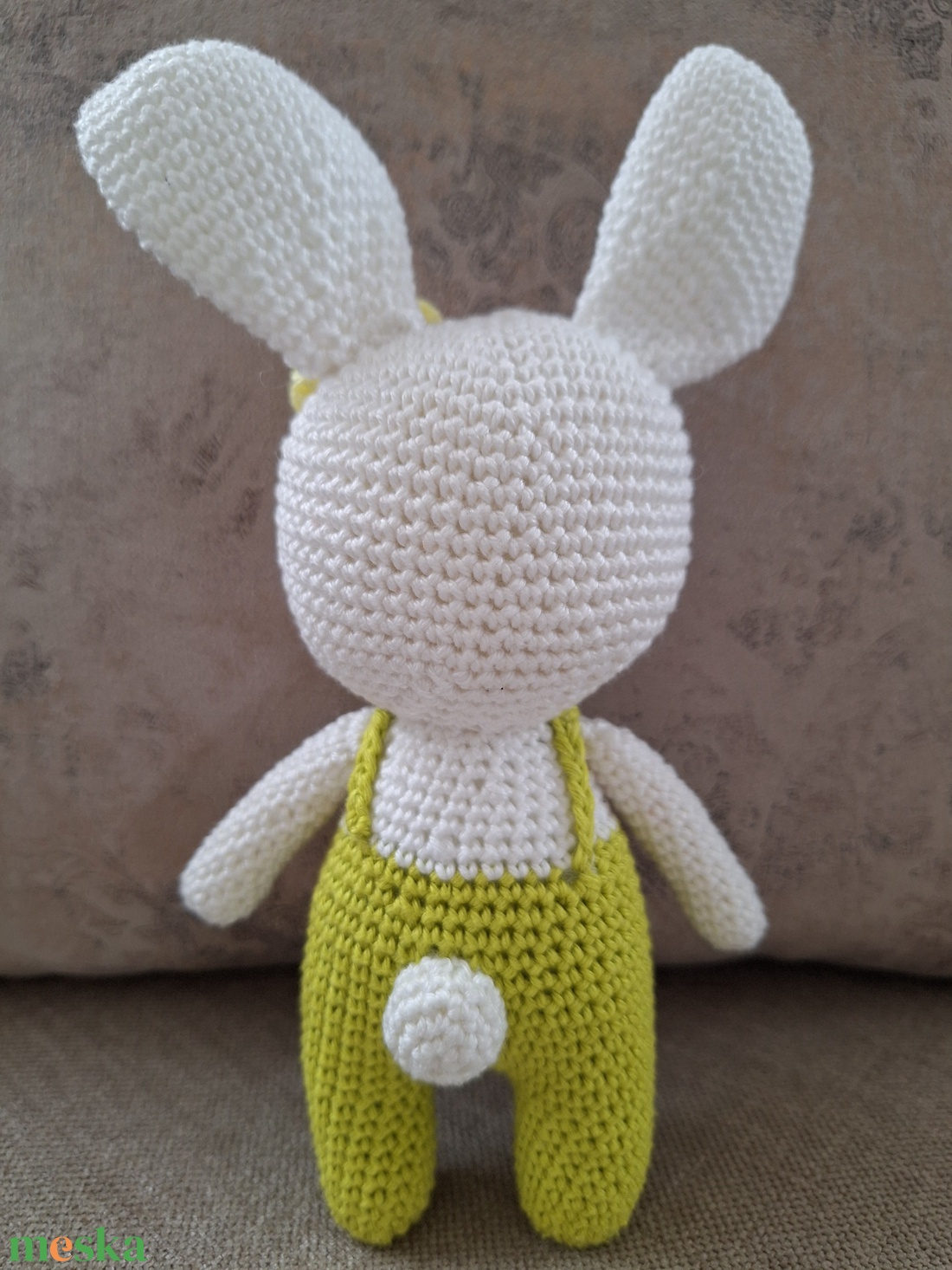 Horgolt nyuszi - játék & sport - plüssállat & játékfigura - nyuszi - Meska.hu