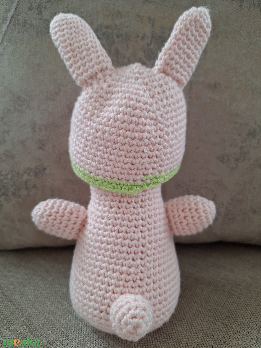 Horgolt Waldorf nyuszi - játék & sport - plüssállat & játékfigura - nyuszi - Meska.hu