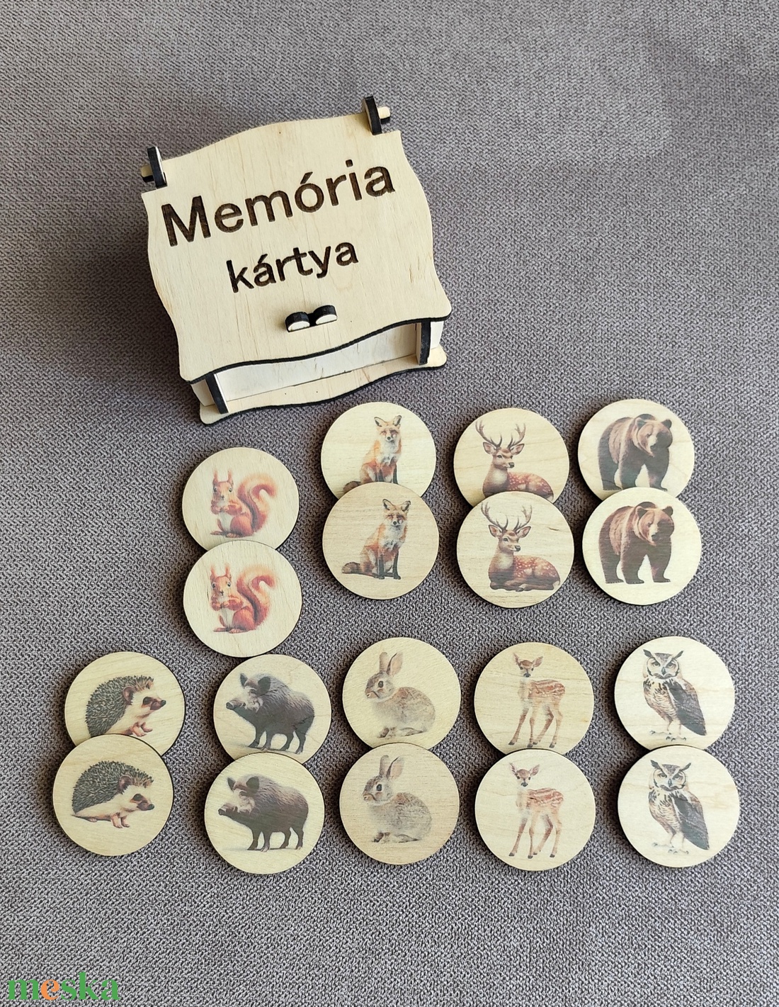 Memóriakártya  - játék & sport - készségfejlesztő és logikai játék - memória játékok - Meska.hu