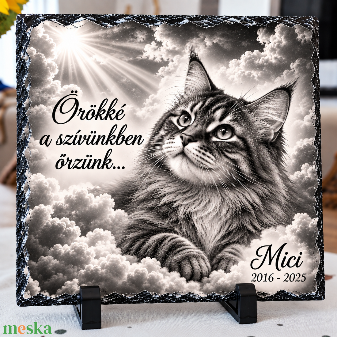 Kegyeleti fotókő! - otthon & életmód - vallás - temetkezési tárgy - sírdísz, kegyeleti dísz - Meska.hu