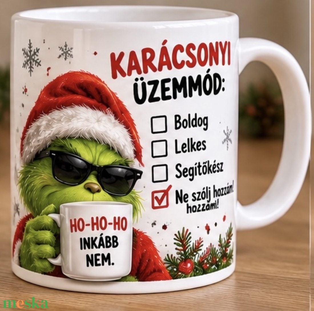 Karácsonyi bögre - otthon & életmód - konyhafelszerelés, tálalás - tálalás - bögre & csésze - Meska.hu