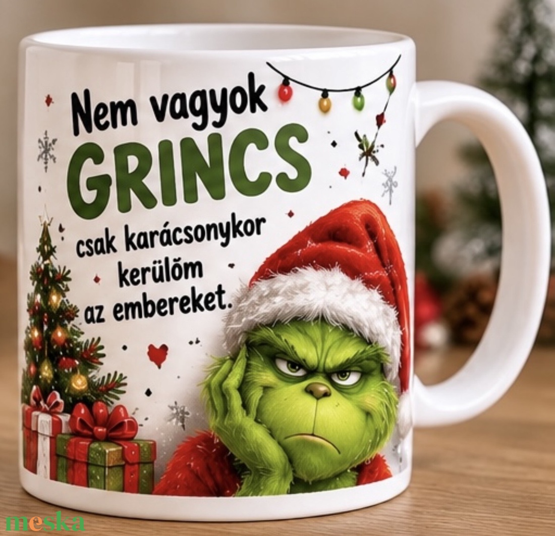 Grincs bögre  - otthon & életmód - konyhafelszerelés, tálalás - tálalás - bögre & csésze - Meska.hu