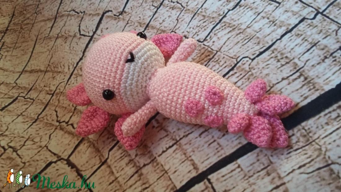 Horgolt Axolotl (Mexikói vízi kutya) - játék & sport - plüssállat & játékfigura - kutya - Meska.hu Horgolt Axolotl (Mexikói vízi kutya) - játék & sport - plüssállat & játékfigura - kutya - Meska.hu
