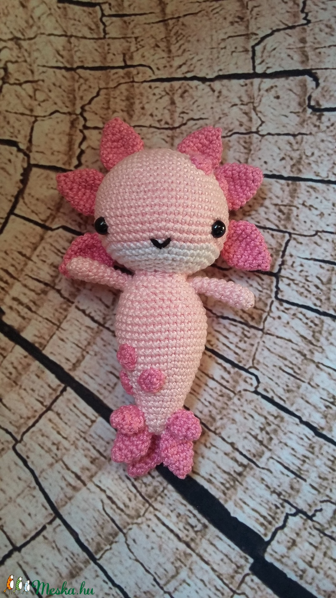 Horgolt Axolotl (Mexikói vízi kutya) - játék & sport - plüssállat & játékfigura - kutya - Meska.hu Horgolt Axolotl (Mexikói vízi kutya) - játék & sport - plüssállat & játékfigura - kutya - Meska.hu