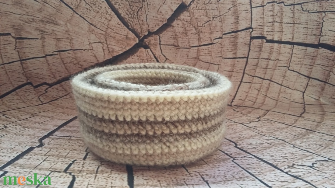 Tároló kosárka - otthon & életmód - tárolás & rendszerezés - tárolókosár - Meska.hu