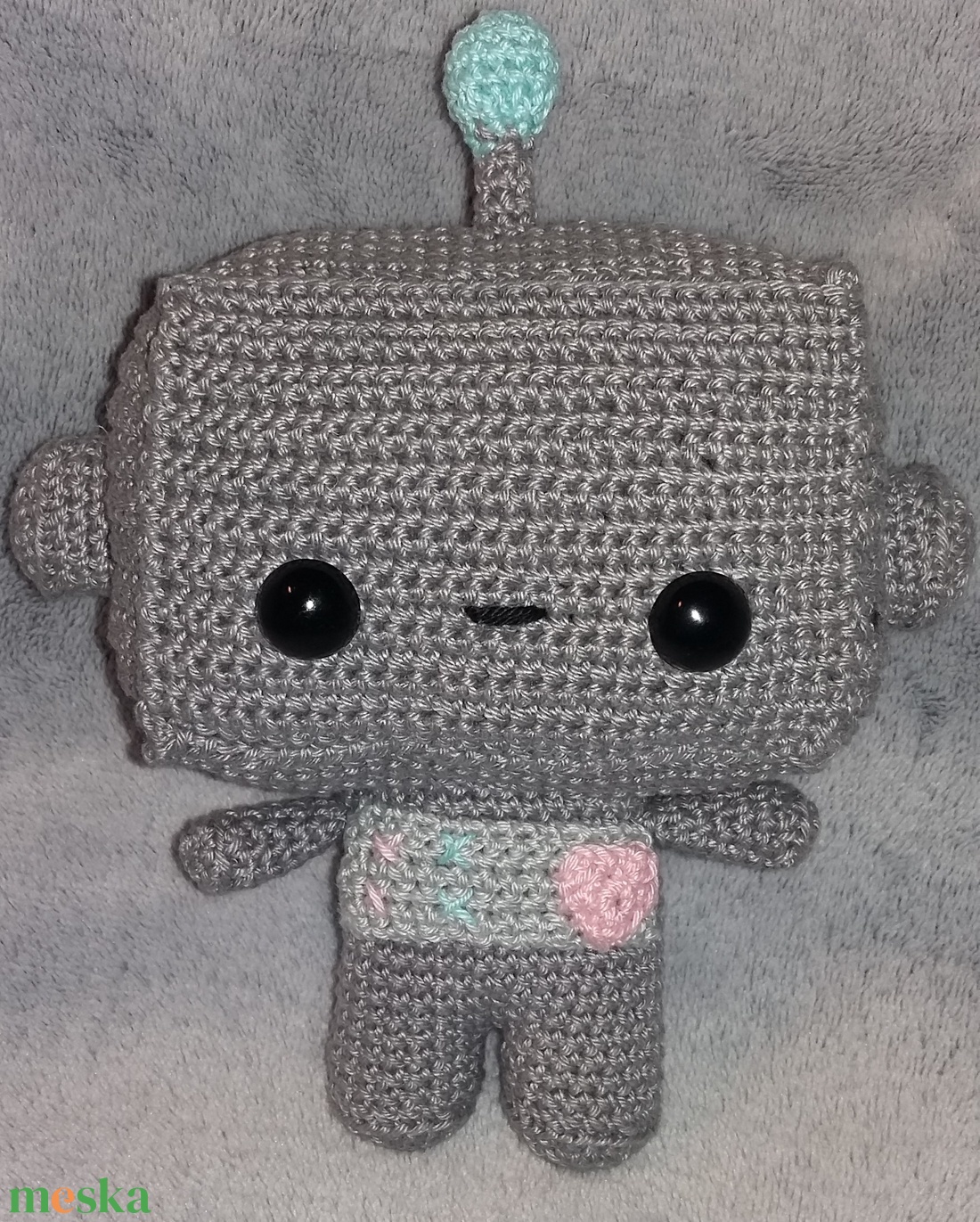 Horgolt Fiú Robot - játék & sport - plüssállat & játékfigura - robot & gép - Meska.hu