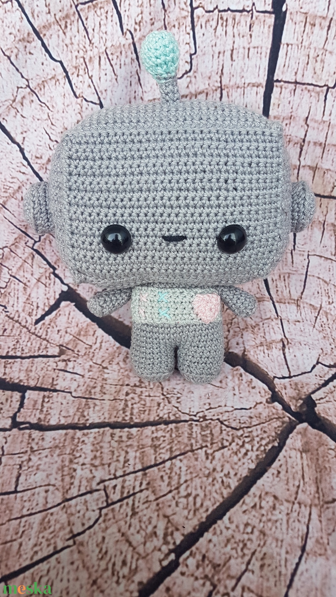 Horgolt Fiú Robot - játék & sport - plüssállat & játékfigura - robot & gép - Meska.hu