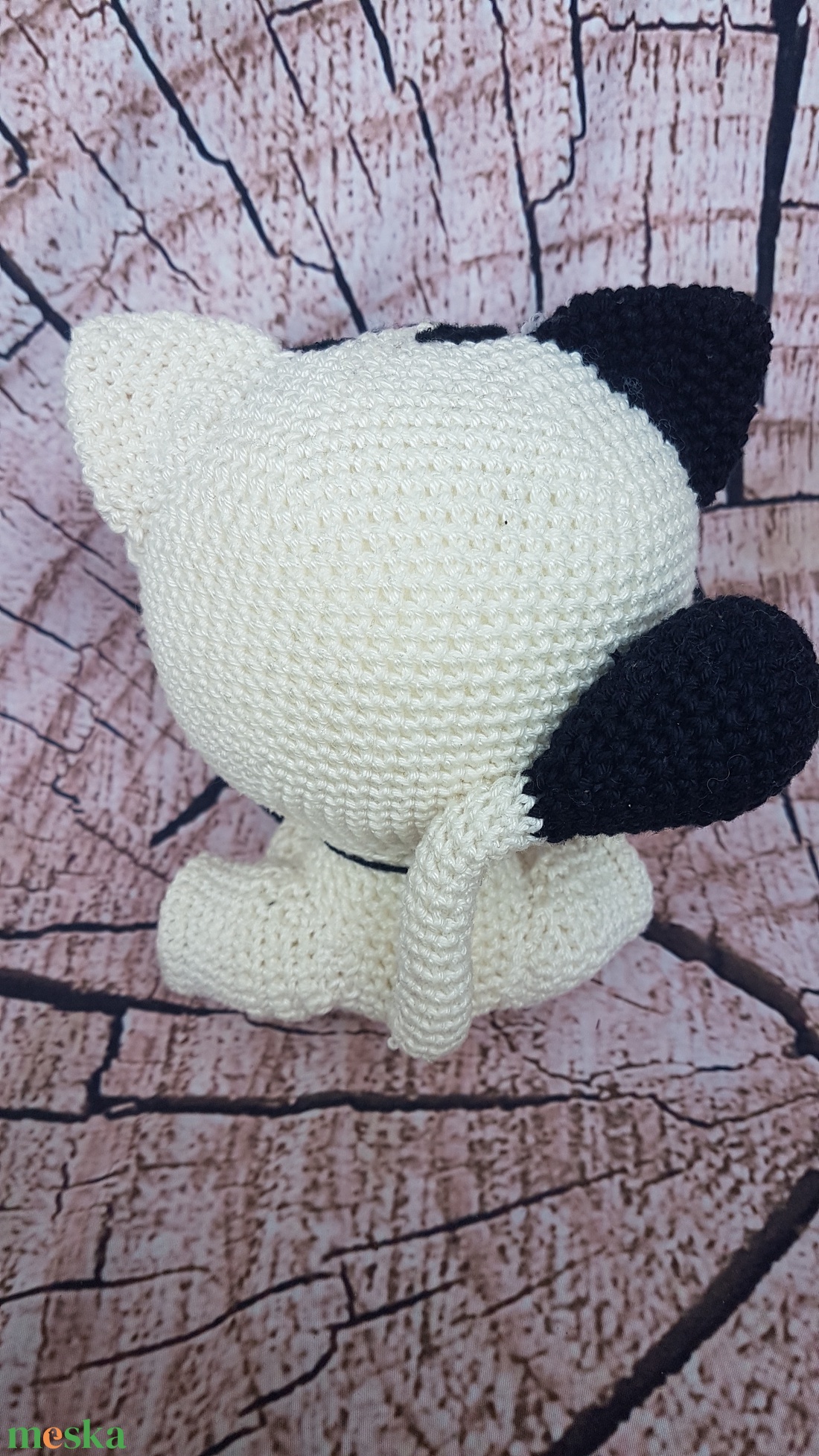 Horgolt bolondos cica - játék & sport - plüssállat & játékfigura - cica - Meska.hu