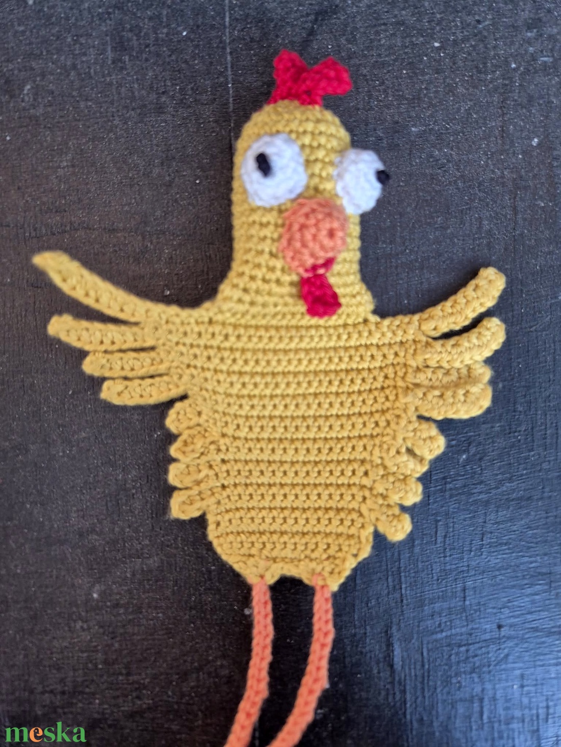 Csirke könyvjelző - könyv & zene - könyvjelző - Meska.hu