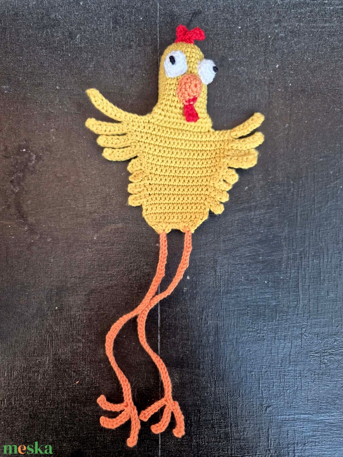 Csirke könyvjelző - könyv & zene - könyvjelző - Meska.hu