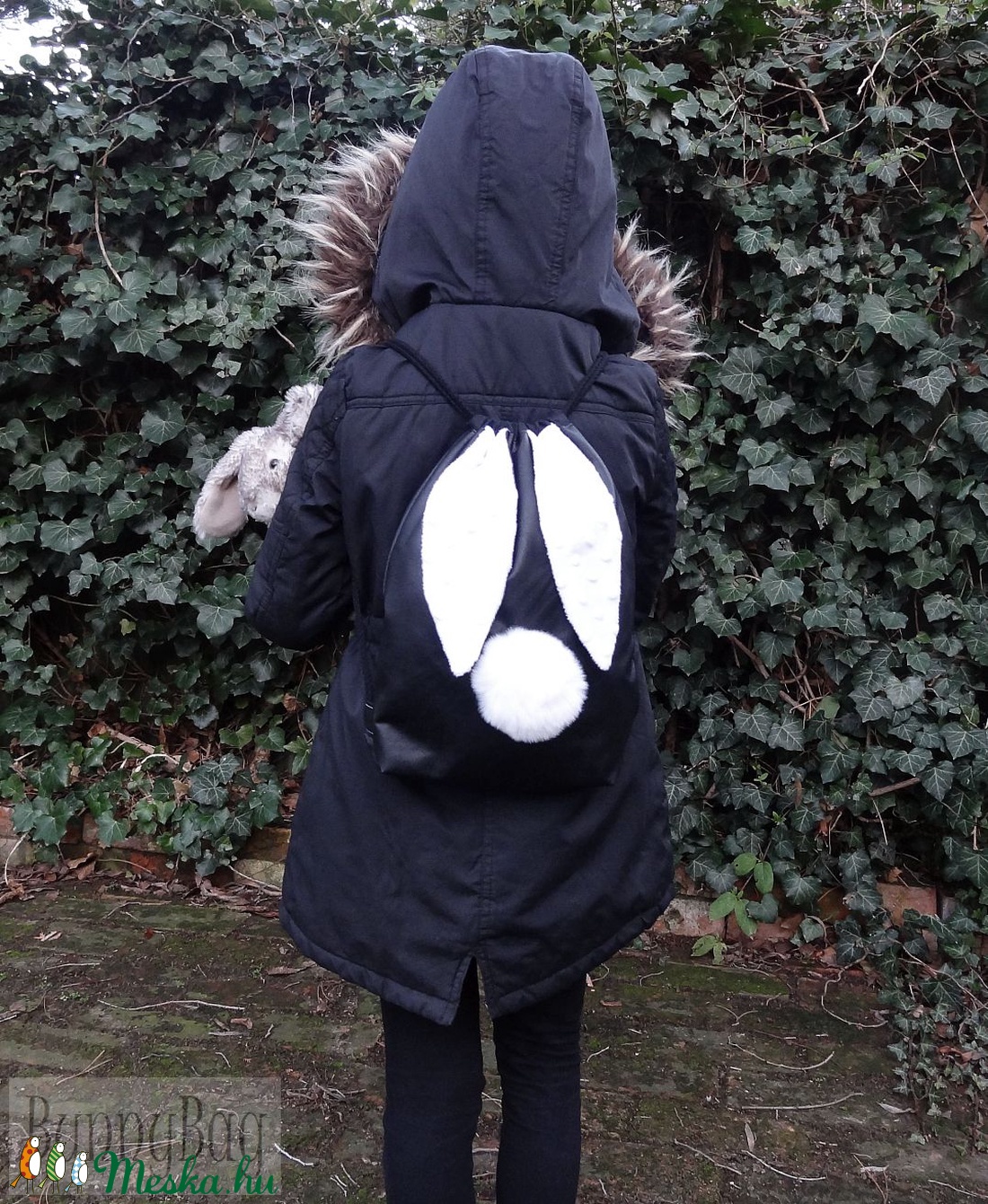 BunnyBag, nyuszis táska, hátizsák, tornazsák, Gym bag - táska & tok - hátizsák - kishátizsák - Meska.hu BunnyBag, nyuszis táska, hátizsák, tornazsák, Gym bag - táska & tok - hátizsák - kishátizsák - Meska.hu