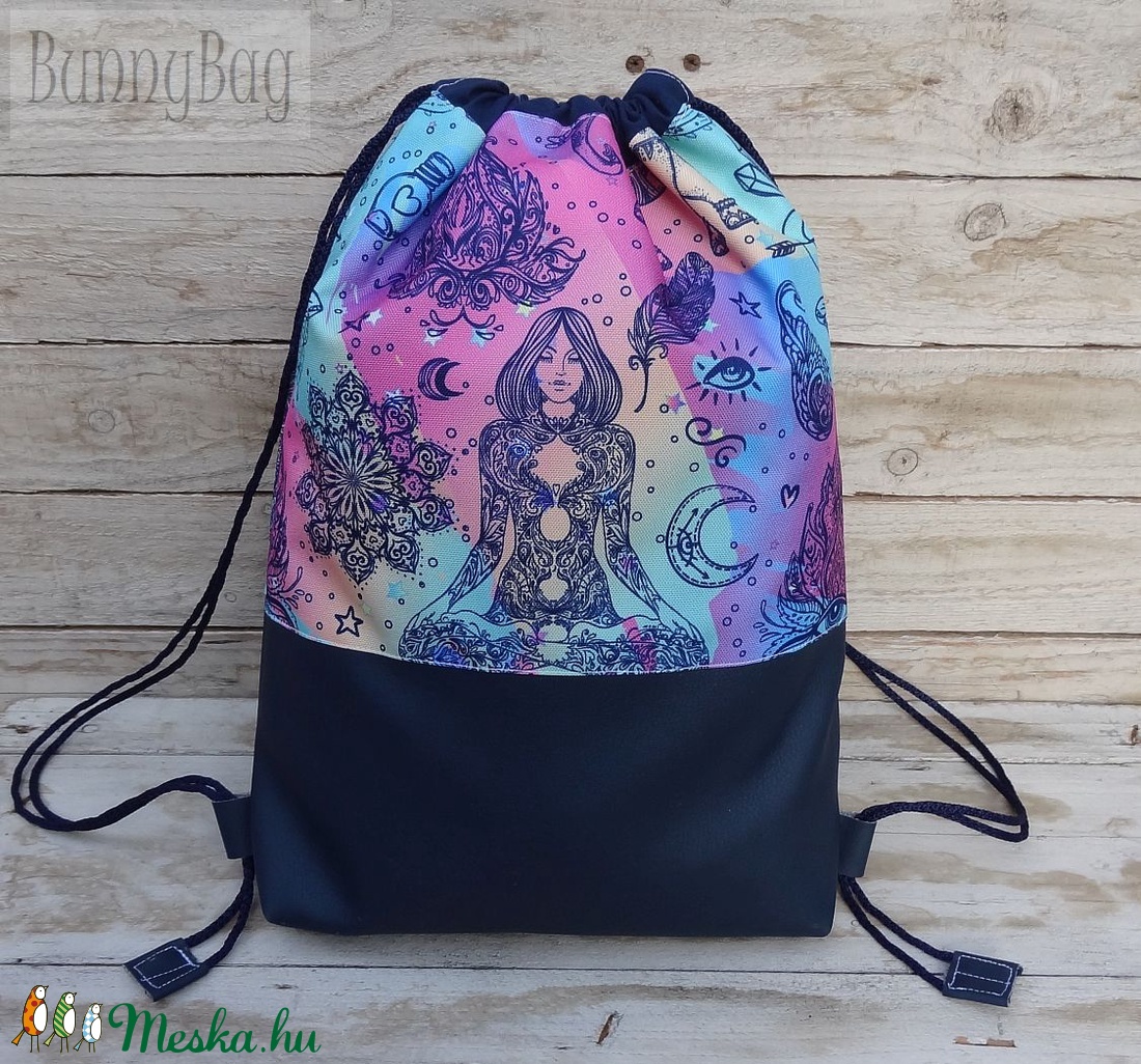 Yoga World, hátizsák, tornazsák, Gym bag, jógás - táska & tok - hátizsák - hátizsák - Meska.hu Yoga World, hátizsák, tornazsák, Gym bag, jógás - táska & tok - hátizsák - hátizsák - Meska.hu