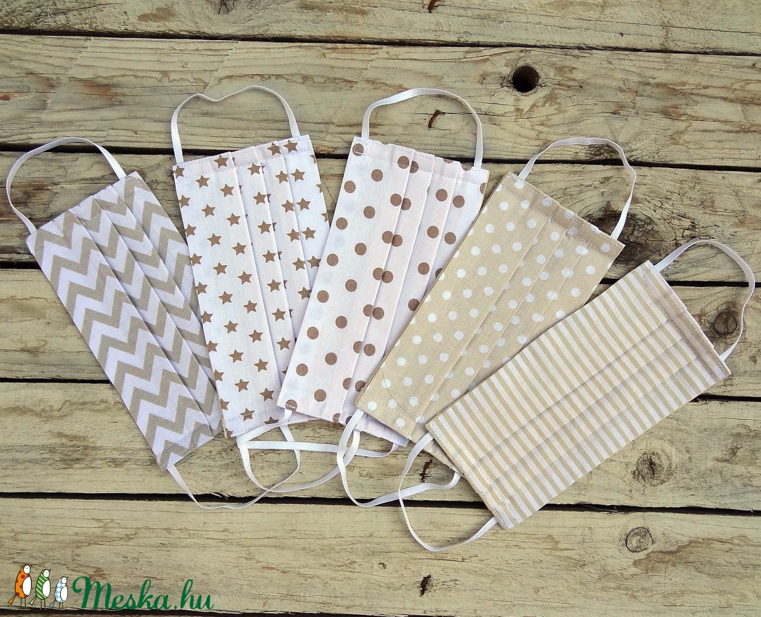 Textil maszk, szájmaszk 5 db-os csomag - - Meska.hu Textil maszk, szájmaszk 5 db-os csomag - - Meska.hu