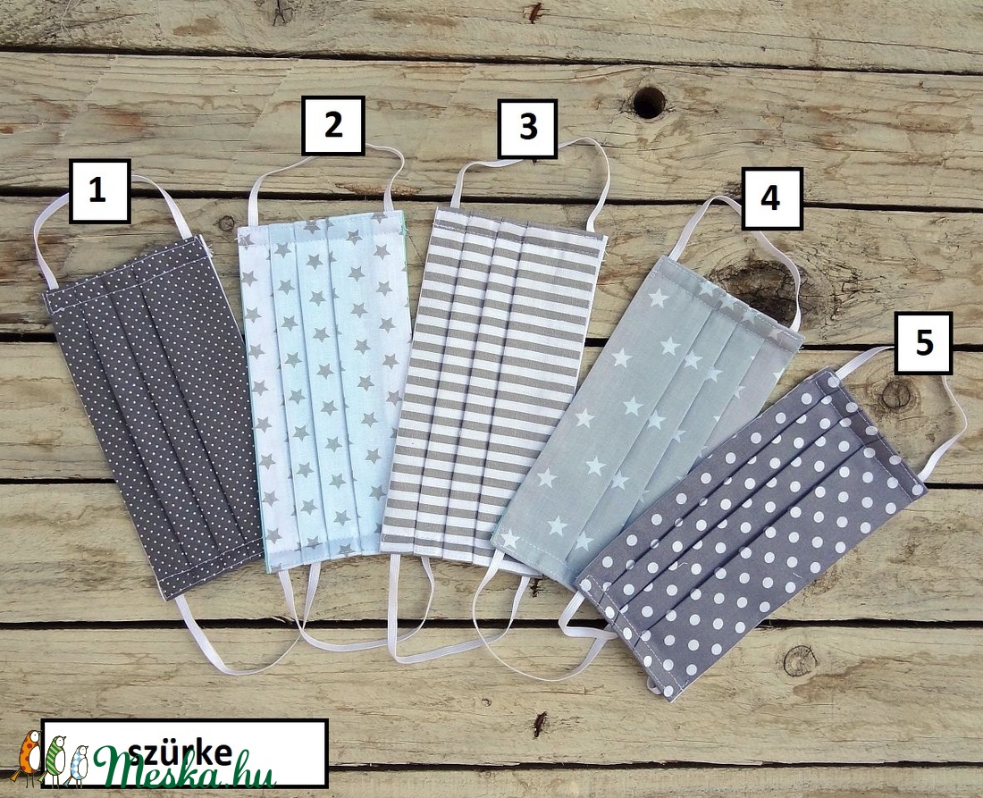 Textil maszk, szájmaszk 5 db-os csomag - - Meska.hu Textil maszk, szájmaszk 5 db-os csomag - - Meska.hu