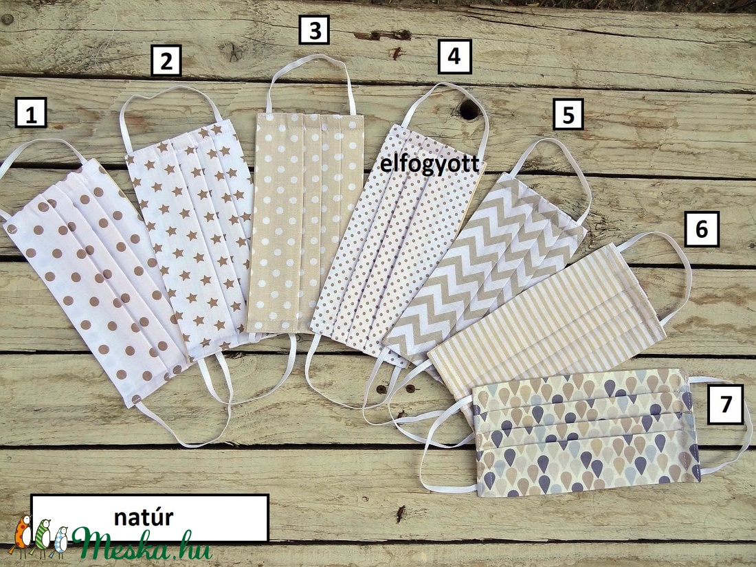 Textil maszk, szájmaszk 5 db-os csomag - - Meska.hu Textil maszk, szájmaszk 5 db-os csomag - - Meska.hu
