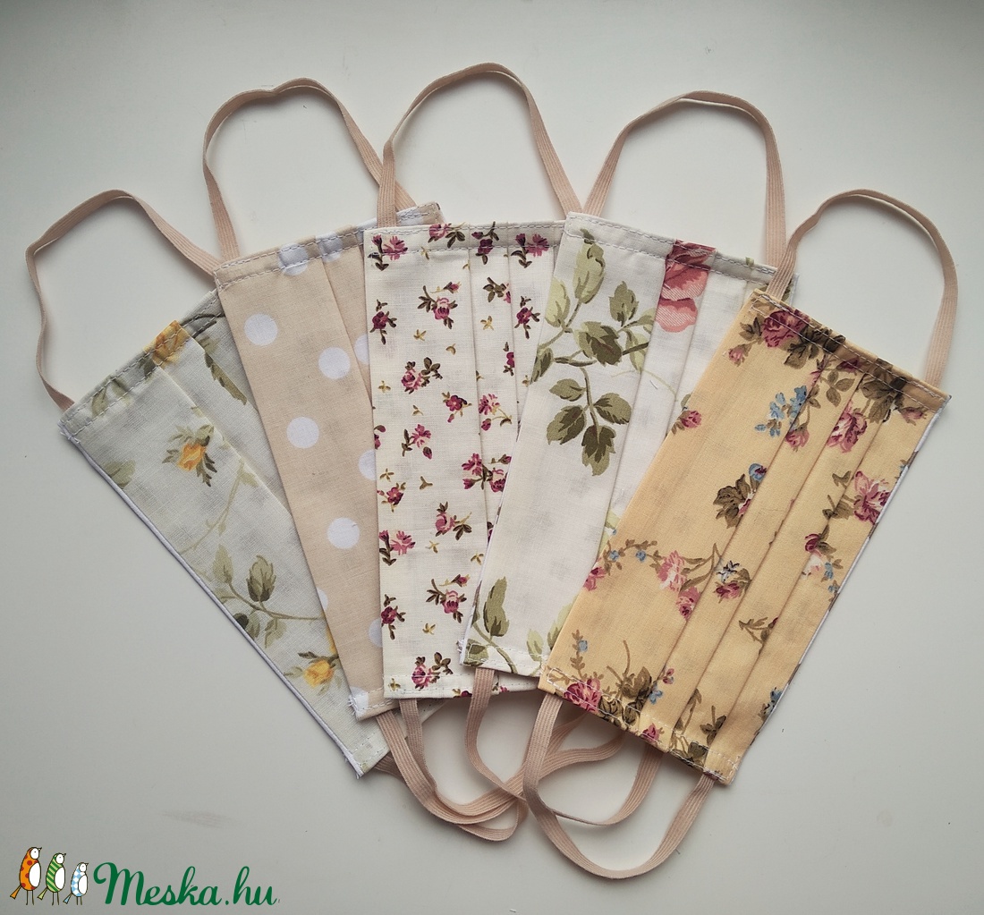 Szájmaszk, textil maszk 5 db-os csomag, virágos - női - női - Meska.hu Szájmaszk, textil maszk 5 db-os csomag, virágos - női - női - Meska.hu