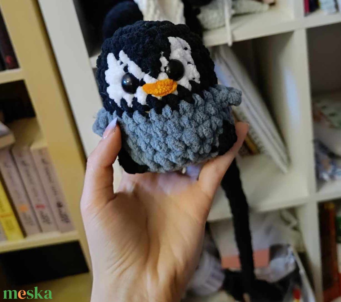 Horgolt amigurumi pingvin - játék & sport - plüssállat & játékfigura - más figura - Meska.hu