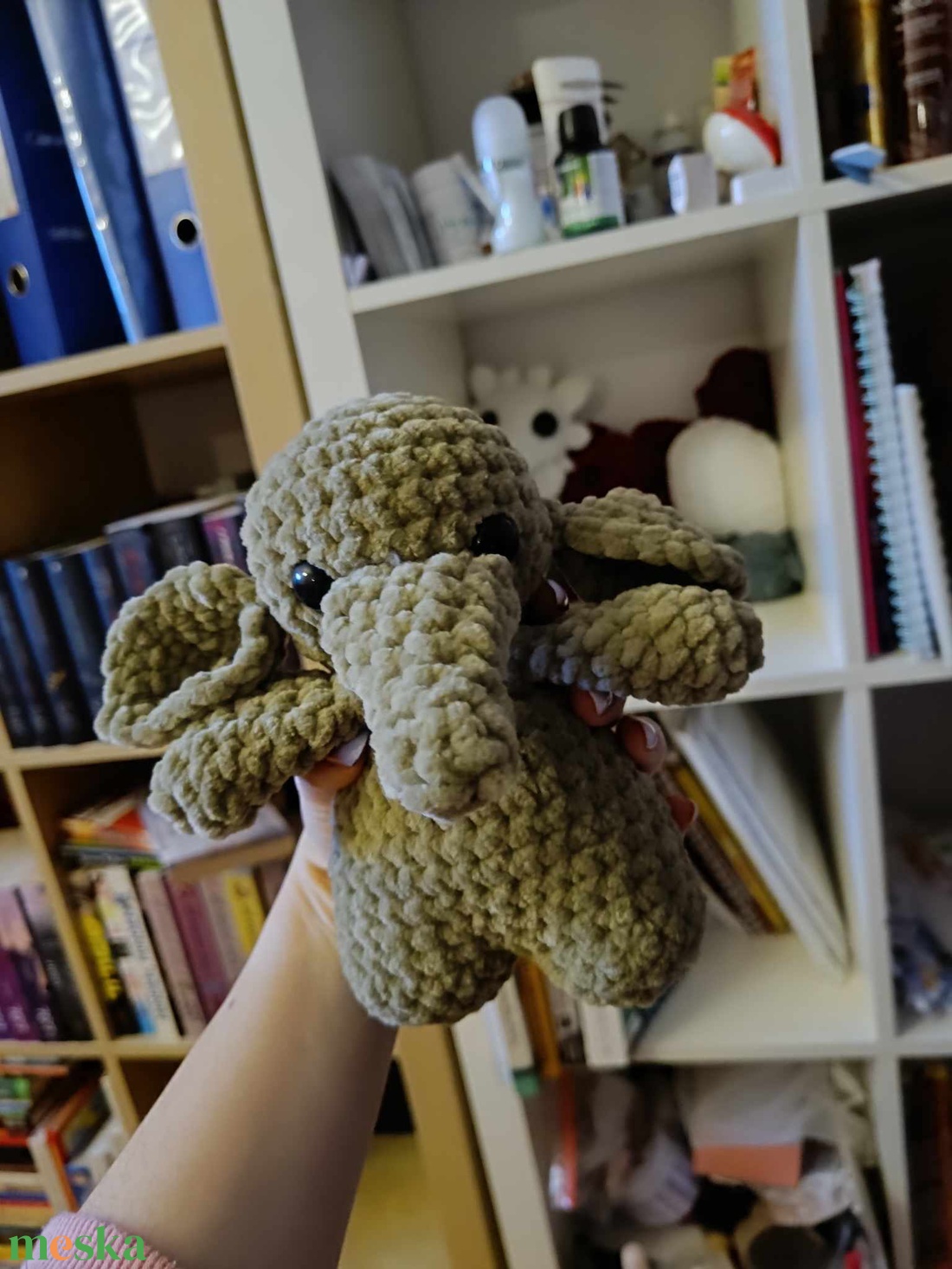Horgolt amigurumi elefánt  - játék & sport - plüssállat & játékfigura - elefánt - Meska.hu