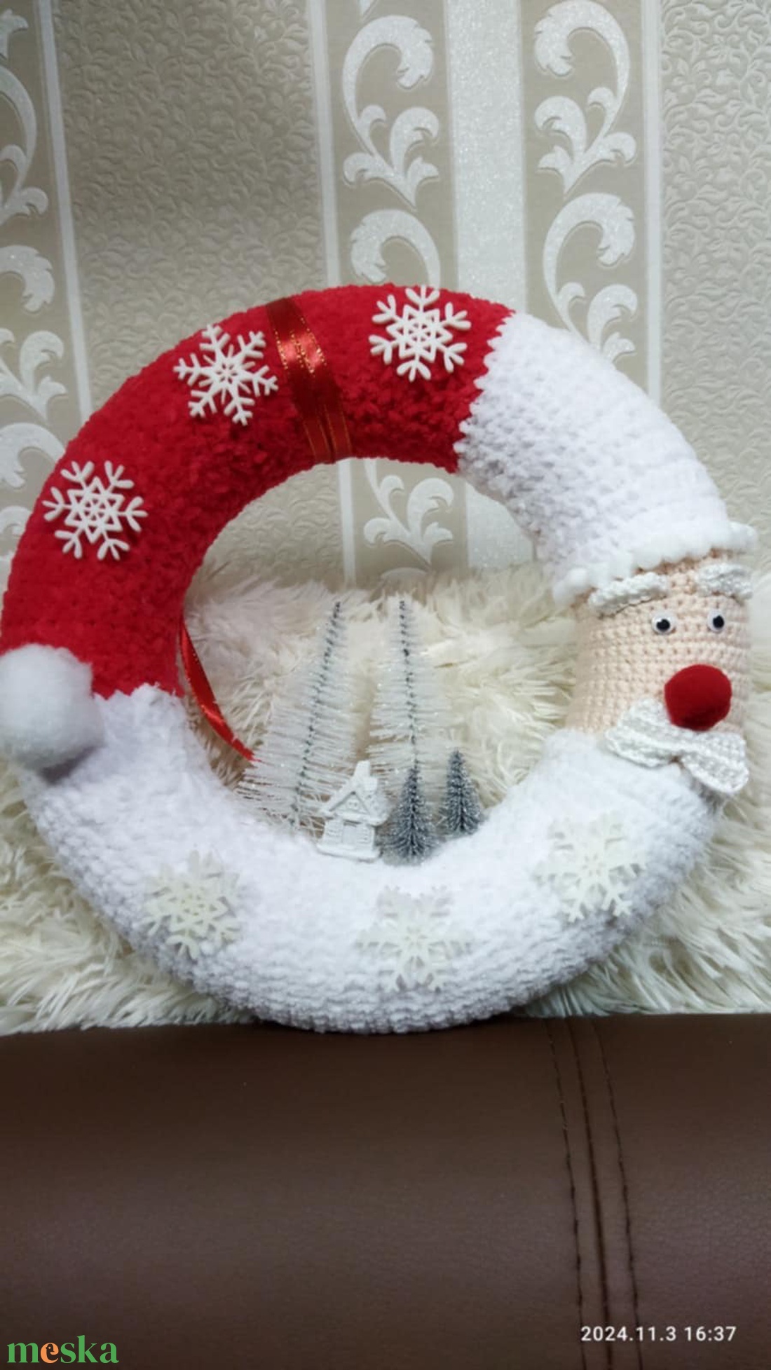 Mikulás formájú ajtó kopogtató - karácsony - adventi díszek - adventi ajtódísz - Meska.hu Mikulás formájú ajtó kopogtató - karácsony - adventi díszek - adventi ajtódísz - Meska.hu