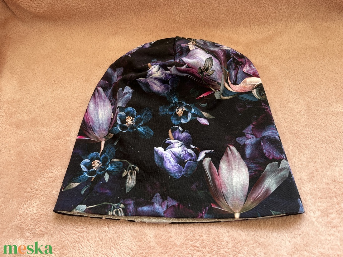 Tavaszi beanie sapka - ruha & divat - sál, sapka, kendő - sapka - Meska.hu