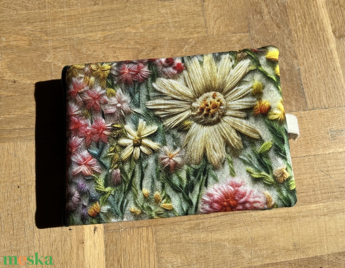 Textil fotóalbum Tavaszi virágok - baba - mama - babaemlékek - baba fotóalbum - Meska.hu