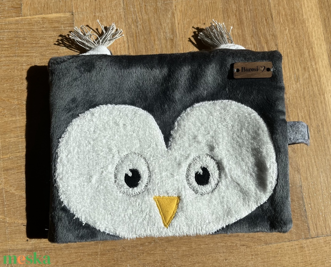 Textil fotóalbum Bagoly - baba - mama - babaemlékek - baba fotóalbum - Meska.hu