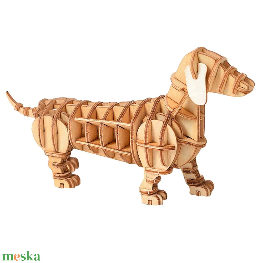 DIY - Fa 3D Kutya - diy (csináld magad) - egységcsomag - Meska.hu