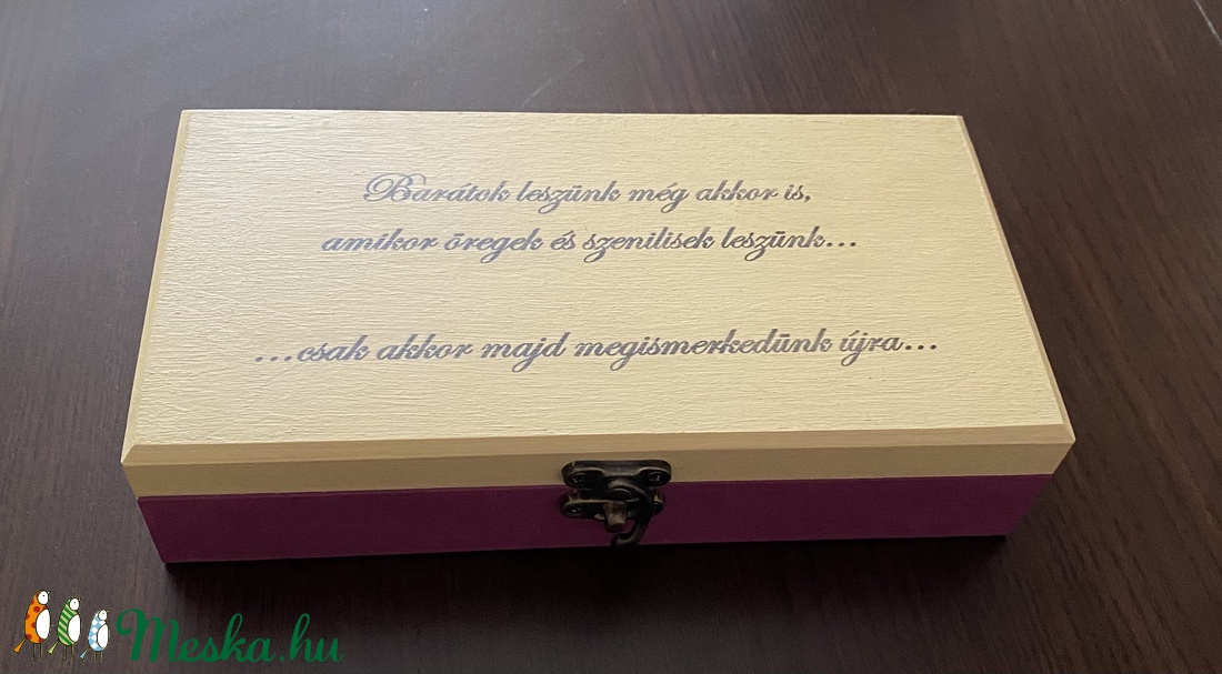 Idézetes fa doboz - a barátságról viccesen :) - otthon & életmód - tárolás & rendszerezés - doboz - Meska.hu Idézetes fa doboz - a barátságról viccesen :) - otthon & életmód - tárolás & rendszerezés - doboz - Meska.hu