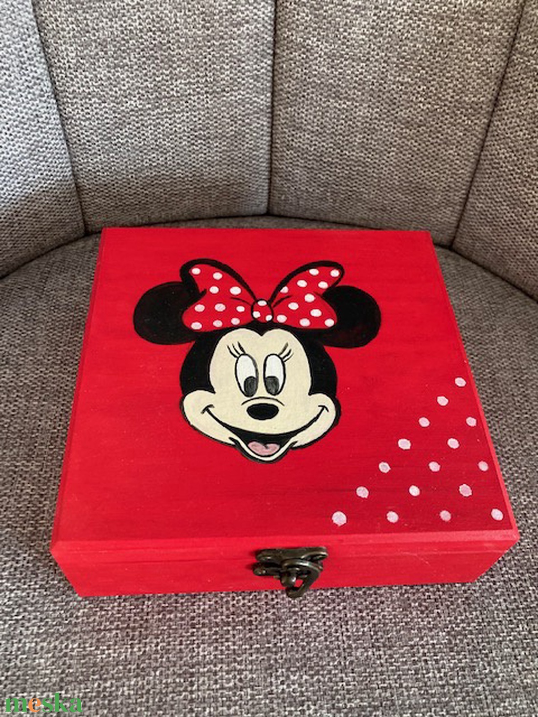 Minnie egeres fa doboz - otthon & életmód - tárolás & rendszerezés - doboz - Meska.hu