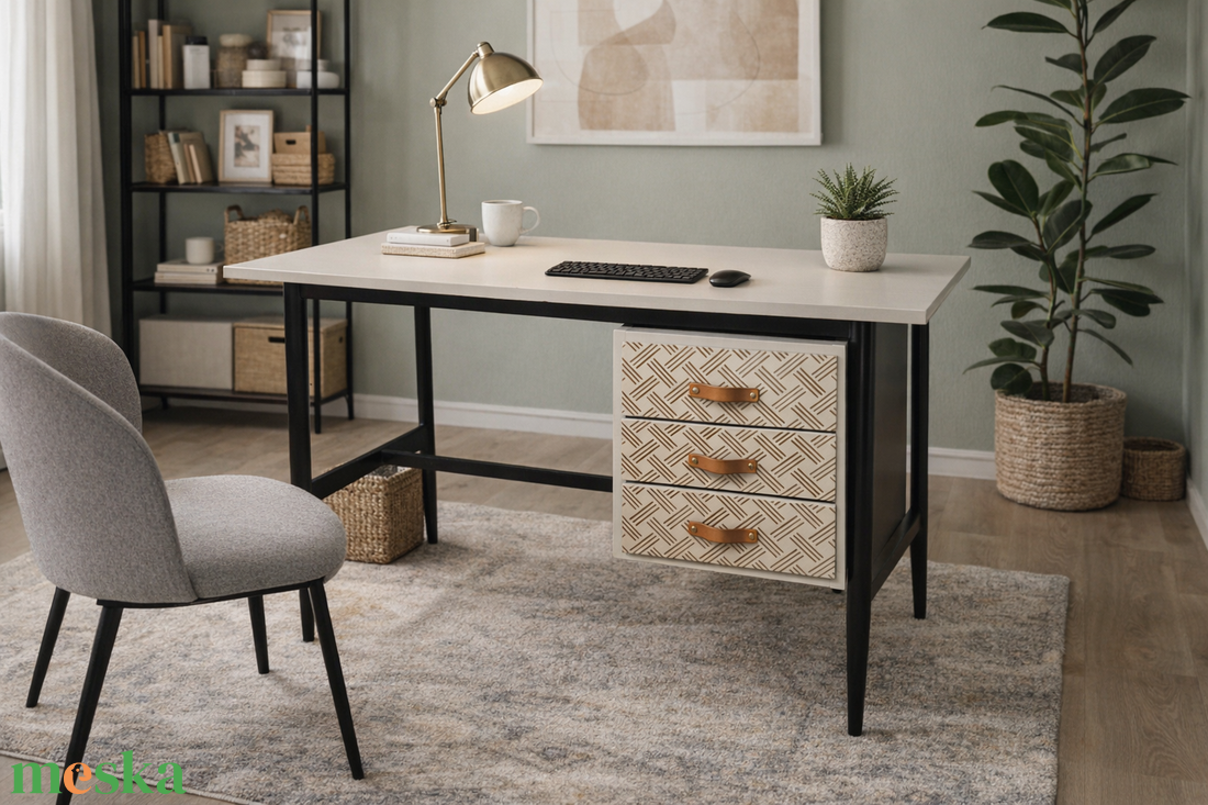 Mid-century íróasztal - otthon & életmód - bútor - asztal - Meska.hu