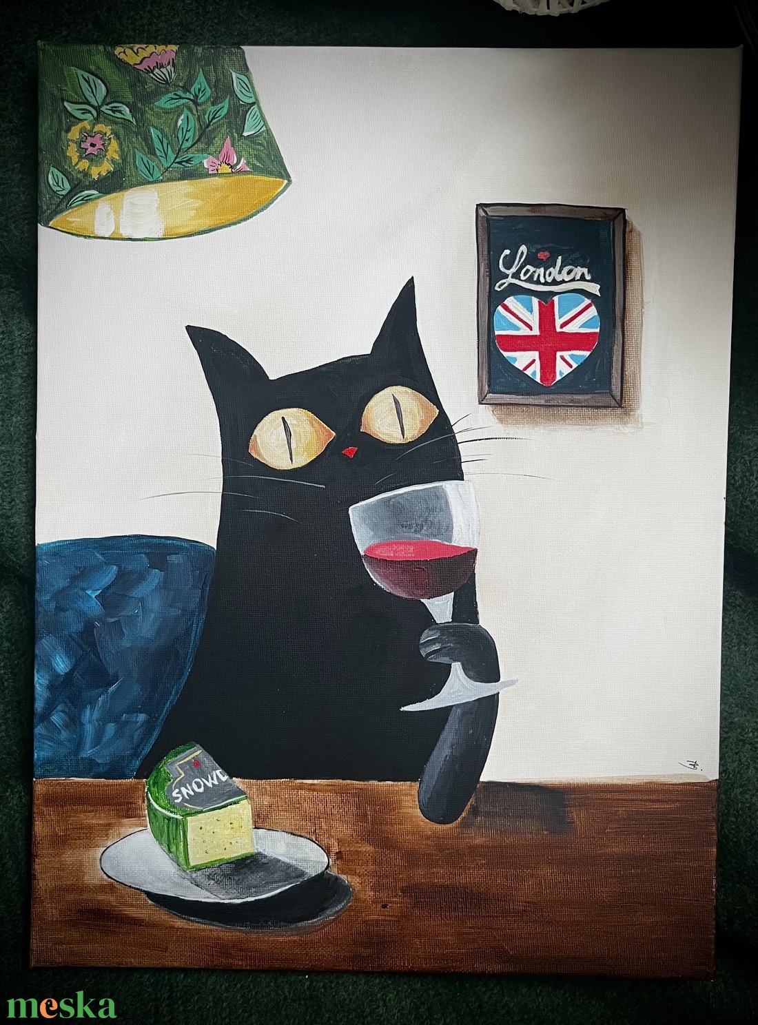 London vibes - művészet - festmény - akril - Meska.hu
